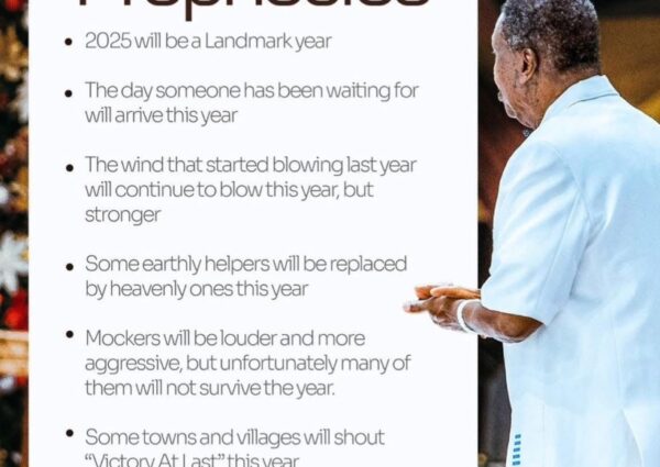 2025 RCCG Prophecy